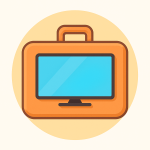 کیف و کاور تلویزیون